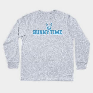 Bunny Time Kids Long Sleeve T-Shirt